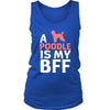 Poodle Shirt - a Poodle is my bff- Dog Lover Gift-T-shirt-Teelime | shirts-hoodies-mugs