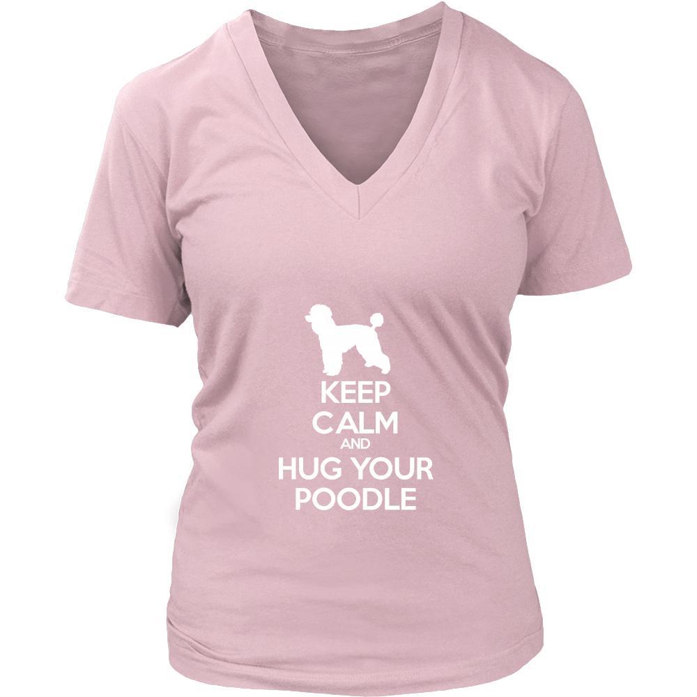 Poodle Shirt - Keep Calm and Hug Your Poodle- Dog Lover Gift-T-shirt-Teelime | shirts-hoodies-mugs