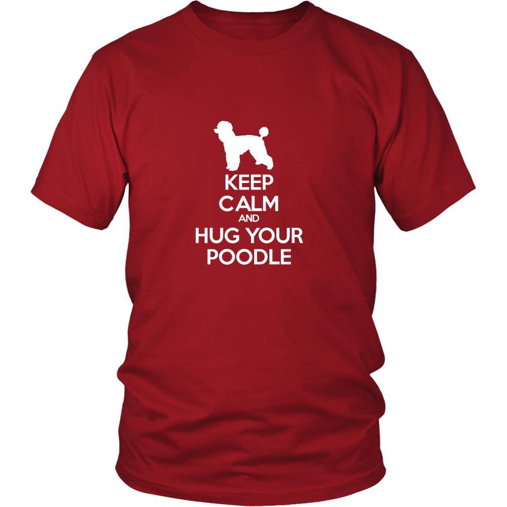 Poodle Shirt - Keep Calm and Hug Your Poodle- Dog Lover Gift-T-shirt-Teelime | shirts-hoodies-mugs