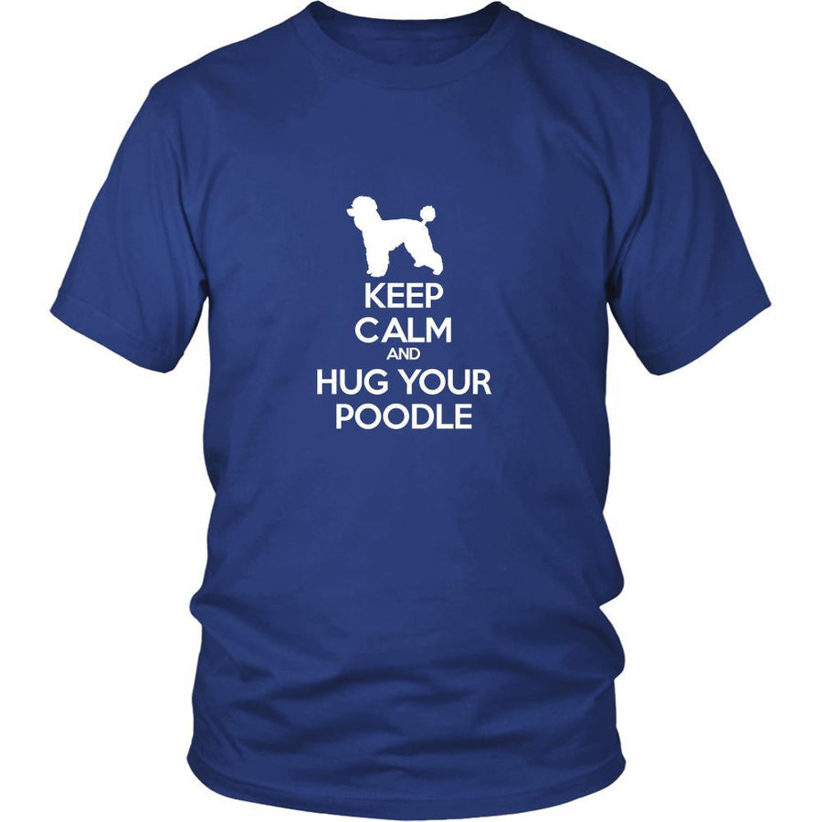 Poodle Shirt - Keep Calm and Hug Your Poodle- Dog Lover Gift-T-shirt-Teelime | shirts-hoodies-mugs