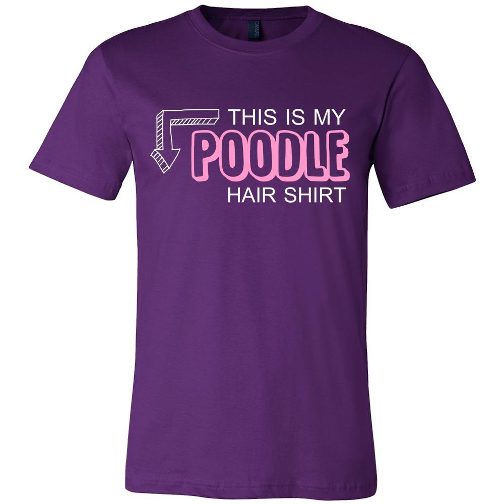 Poodle Shirt - This is my Poodle hair shirt - Dog Lover Gift-T-shirt-Teelime | shirts-hoodies-mugs