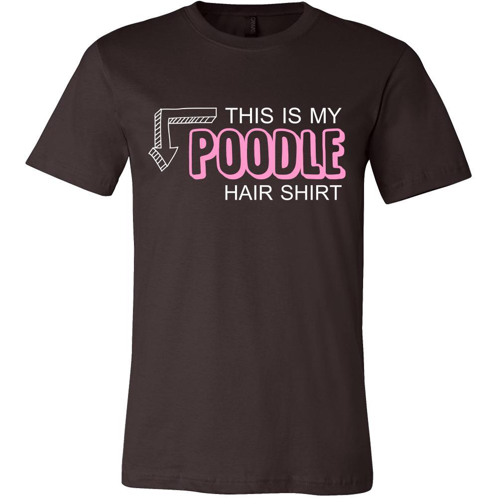 Poodle Shirt - This is my Poodle hair shirt - Dog Lover Gift-T-shirt-Teelime | shirts-hoodies-mugs
