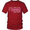 Poodle Shirt - This is my Poodle hair shirt - Dog Lover Gift-T-shirt-Teelime | shirts-hoodies-mugs