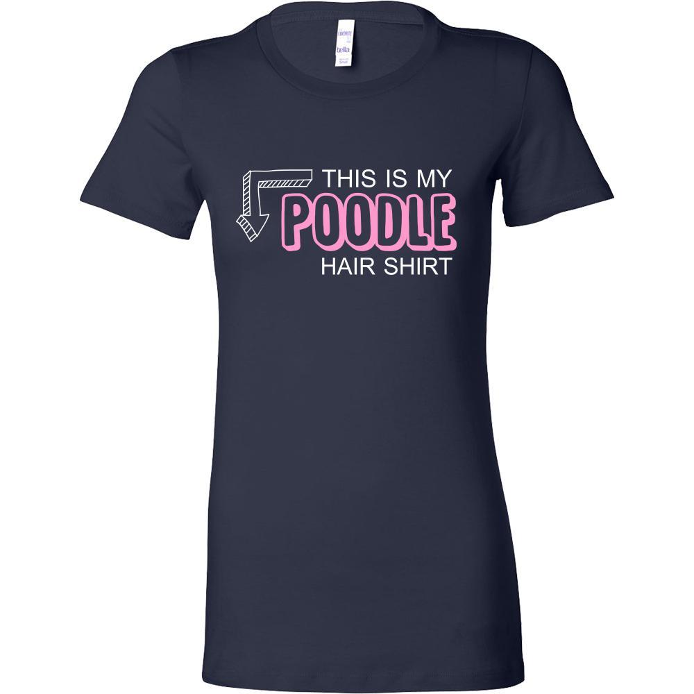 Poodle Shirt - This is my Poodle hair shirt - Dog Lover Gift-T-shirt-Teelime | shirts-hoodies-mugs