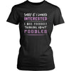 Poodles Shirt - Sorry If I Looked Interested, I think about Poodles - Dog Lover Gift-T-shirt-Teelime | shirts-hoodies-mugs