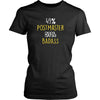 Postmaster Shirt - 49% Postmaster 51% Badass Profession-T-shirt-Teelime | shirts-hoodies-mugs