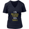 Preschool Teacher Shirt - 49% Preschool Teacher 51% Badass Profession-T-shirt-Teelime | shirts-hoodies-mugs