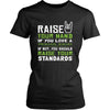 Preschool Teacher Shirt - Raise your hand if you love Preschool Teacher, if not raise your standards - Profession Gift-T-shirt-Teelime | shirts-hoodies-mugs