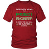 Project Engineer Shirt - Everyone relax the Project Engineer is here, the day will be save shortly - Profession Gift-T-shirt-Teelime | shirts-hoodies-mugs