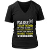 Project Engineer Shirt - Raise your hand if you love Project Engineer, if not raise your standards - Profession Gift-T-shirt-Teelime | shirts-hoodies-mugs