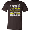 Project Engineer Shirt - Raise your hand if you love Project Engineer, if not raise your standards - Profession Gift-T-shirt-Teelime | shirts-hoodies-mugs