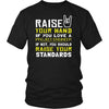 Project Engineer Shirt - Raise your hand if you love Project Engineer, if not raise your standards - Profession Gift-T-shirt-Teelime | shirts-hoodies-mugs