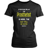 Prosthetist Shirt - Everyone relax the Prosthetist is here, the day will be save shortly - Profession Gift-T-shirt-Teelime | shirts-hoodies-mugs