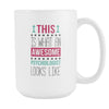 Psychologist coffee cup - Awesome Psychologist-Drinkware-Teelime | shirts-hoodies-mugs