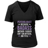 Psychologist Shirt - Psychologist because badass mother fucker isn't an official job title - Profession Gift-T-shirt-Teelime | shirts-hoodies-mugs