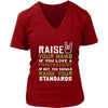 Psychologist Shirt - Raise your hand if you love Psychologist, if not raise your standards - Profession Gift-T-shirt-Teelime | shirts-hoodies-mugs