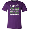 Psychologist Shirt - Raise your hand if you love Psychologist, if not raise your standards - Profession Gift-T-shirt-Teelime | shirts-hoodies-mugs