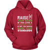 Psychologist Shirt - Raise your hand if you love Psychologist, if not raise your standards - Profession Gift-T-shirt-Teelime | shirts-hoodies-mugs