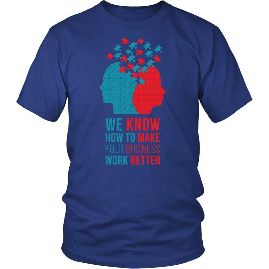 Psychologists T Shirt - We know how to make your business work better-T-shirt-Teelime | shirts-hoodies-mugs