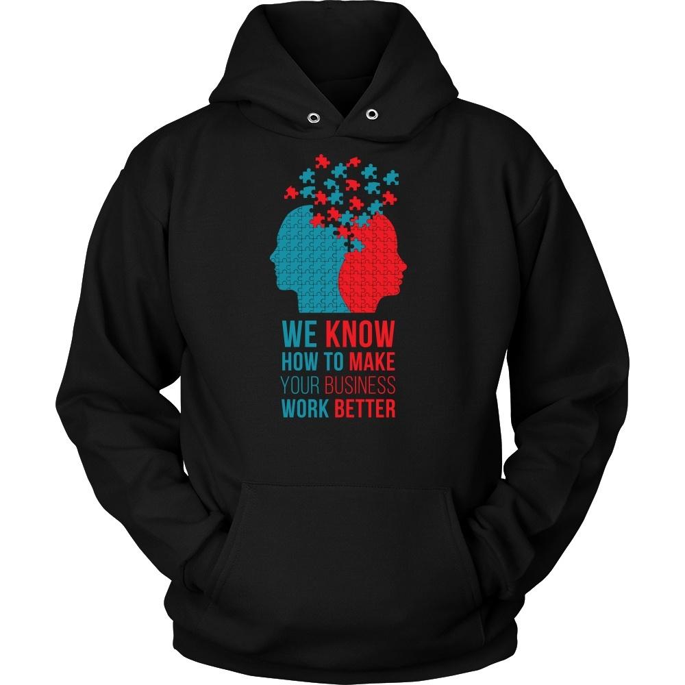 Psychologists T Shirt - We know how to make your business work better-T-shirt-Teelime | shirts-hoodies-mugs