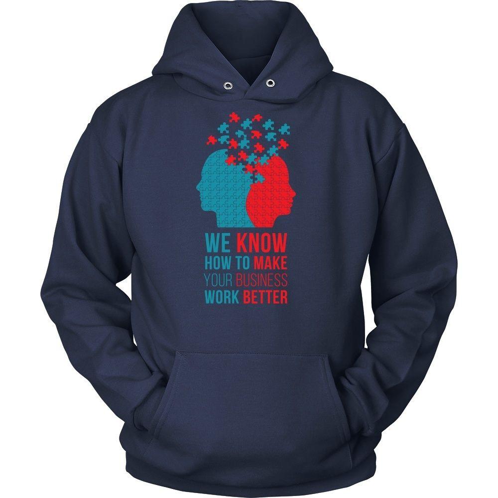 Psychologists T Shirt - We know how to make your business work better-T-shirt-Teelime | shirts-hoodies-mugs