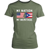 Puerto Rican Shirt - My Nation - My Heritage - Puerto Rico Roots Gift-T-shirt-Teelime | shirts-hoodies-mugs