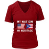 Puerto Rican Shirt - My Nation - My Heritage - Puerto Rico Roots Gift-T-shirt-Teelime | shirts-hoodies-mugs