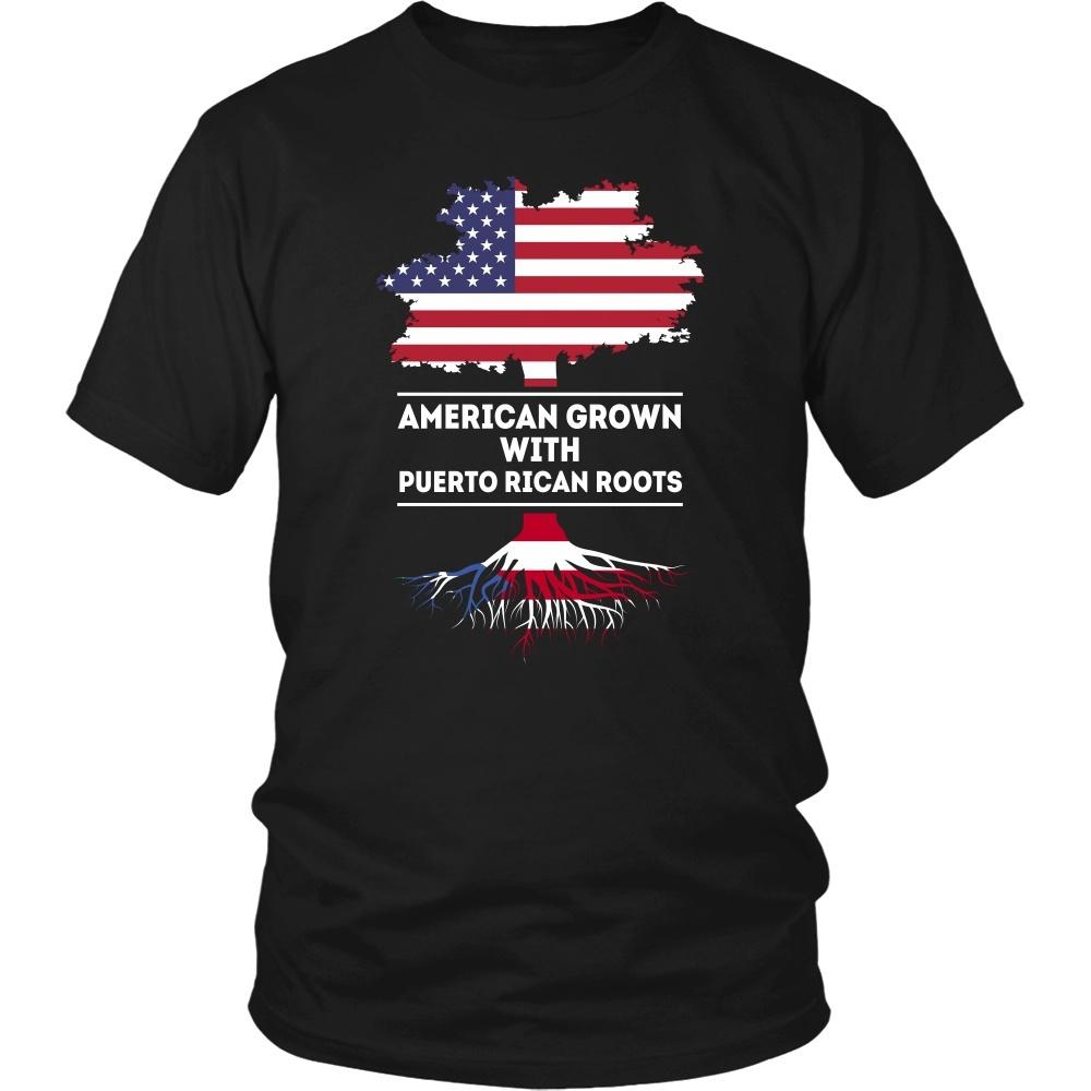 Puerto Rican T Shirt - American grown with Puerto Rican roots