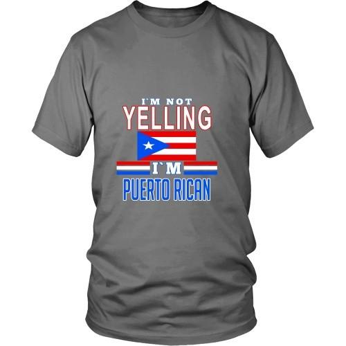 Puerto Rican T Shirt - I'm not yelling I'm Puerto Rican-T-shirt-Teelime | shirts-hoodies-mugs