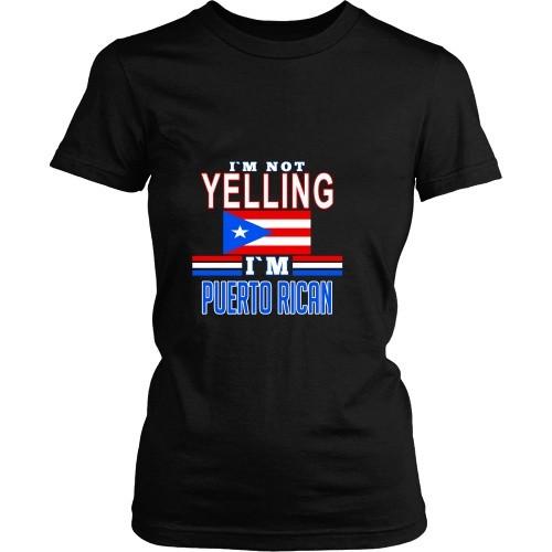 Puerto Rican T Shirt - I'm not yelling I'm Puerto Rican-T-shirt-Teelime | shirts-hoodies-mugs
