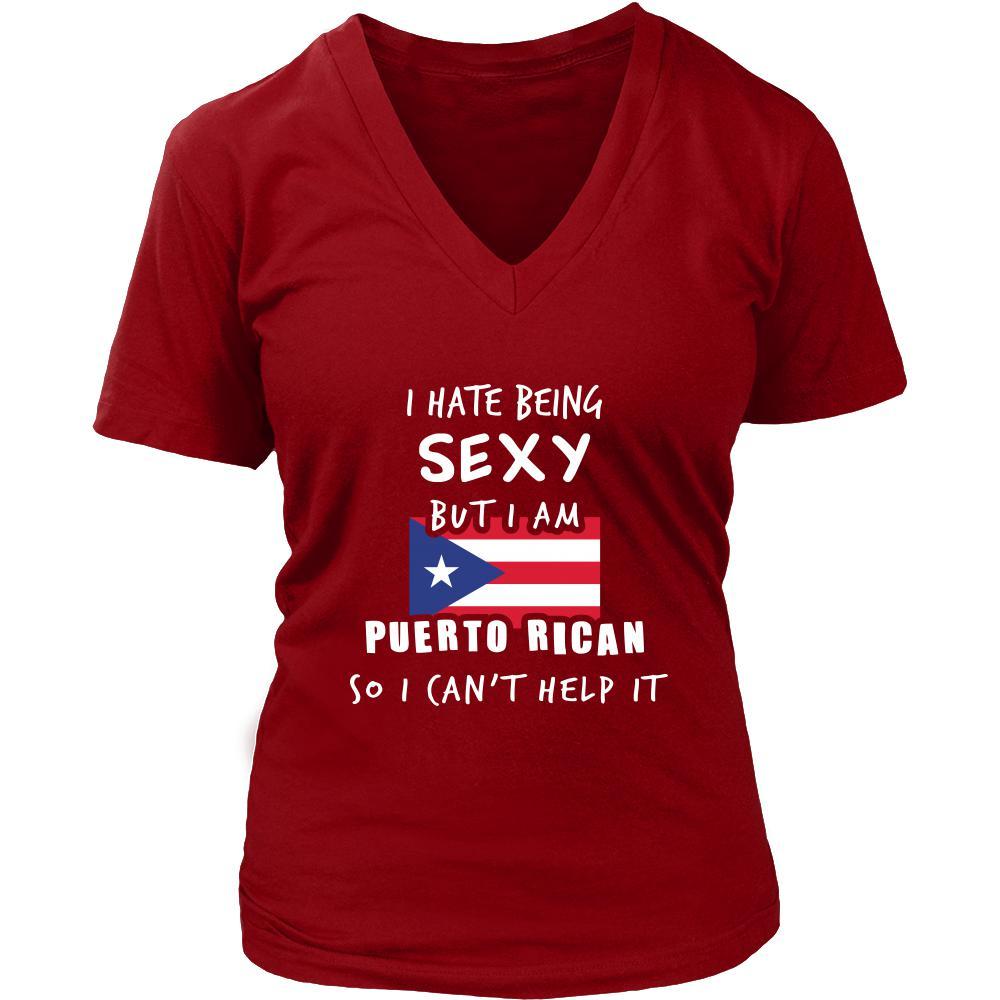 Puerto Rico Shirt - I hate being sexy, but I am Puerto Pican - Proud National Heritage Gift-T-shirt-Teelime | shirts-hoodies-mugs