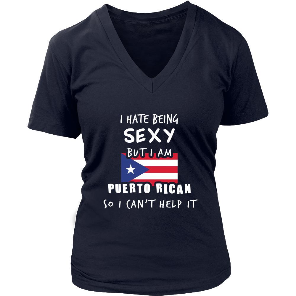 Puerto Rico Shirt - I hate being sexy, but I am Puerto Pican - Proud National Heritage Gift-T-shirt-Teelime | shirts-hoodies-mugs
