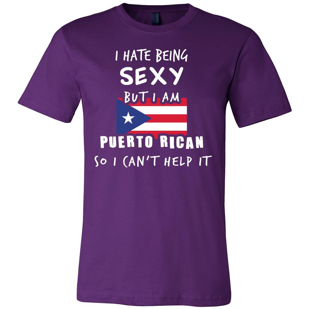 Puerto Rico Shirt - I hate being sexy, but I am Puerto Pican - Proud National Heritage Gift-T-shirt-Teelime | shirts-hoodies-mugs