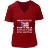 Puerto Rico Shirt - I'm not perfect, but I'm Puerto Rican - Proud National Heritage Gift-T-shirt-Teelime | shirts-hoodies-mugs