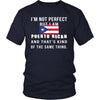 Puerto Rico Shirt - I'm not perfect, but I'm Puerto Rican - Proud National Heritage Gift-T-shirt-Teelime | shirts-hoodies-mugs