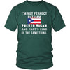 Puerto Rico Shirt - I'm not perfect, but I'm Puerto Rican - Proud National Heritage Gift-T-shirt-Teelime | shirts-hoodies-mugs