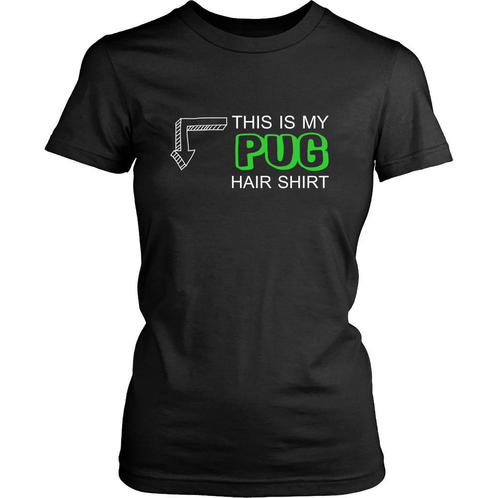 Pug Shirt - This is my Pug hair shirt - Dog Lover Gift-T-shirt-Teelime | shirts-hoodies-mugs
