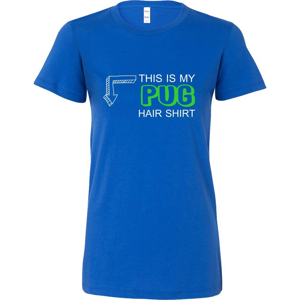 Pug Shirt - This is my Pug hair shirt - Dog Lover Gift-T-shirt-Teelime | shirts-hoodies-mugs