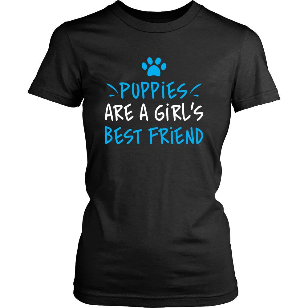 Puppies Shirt - Girl's Best Friend - Animal Lover Gift-T-shirt-Teelime | shirts-hoodies-mugs