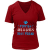 Puppies Shirt - Girl's Best Friend - Animal Lover Gift-T-shirt-Teelime | shirts-hoodies-mugs