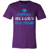 Puppies Shirt - Girl's Best Friend - Animal Lover Gift-T-shirt-Teelime | shirts-hoodies-mugs