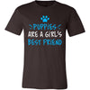 Puppies Shirt - Girl's Best Friend - Animal Lover Gift-T-shirt-Teelime | shirts-hoodies-mugs