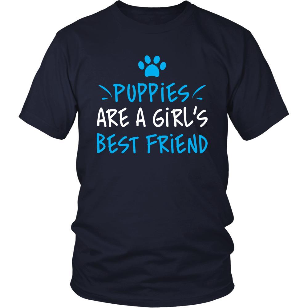 Puppies Shirt - Girl's Best Friend - Animal Lover Gift-T-shirt-Teelime | shirts-hoodies-mugs