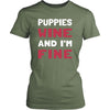 Puppies Shirt - Puppies Wine - Animal Lover Gift-T-shirt-Teelime | shirts-hoodies-mugs