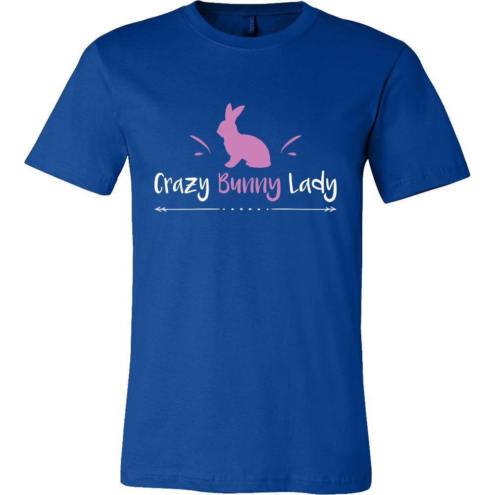 Rabbit Shirt - Crazy Bunny Lady - Animal Lover Gift-T-shirt-Teelime | shirts-hoodies-mugs