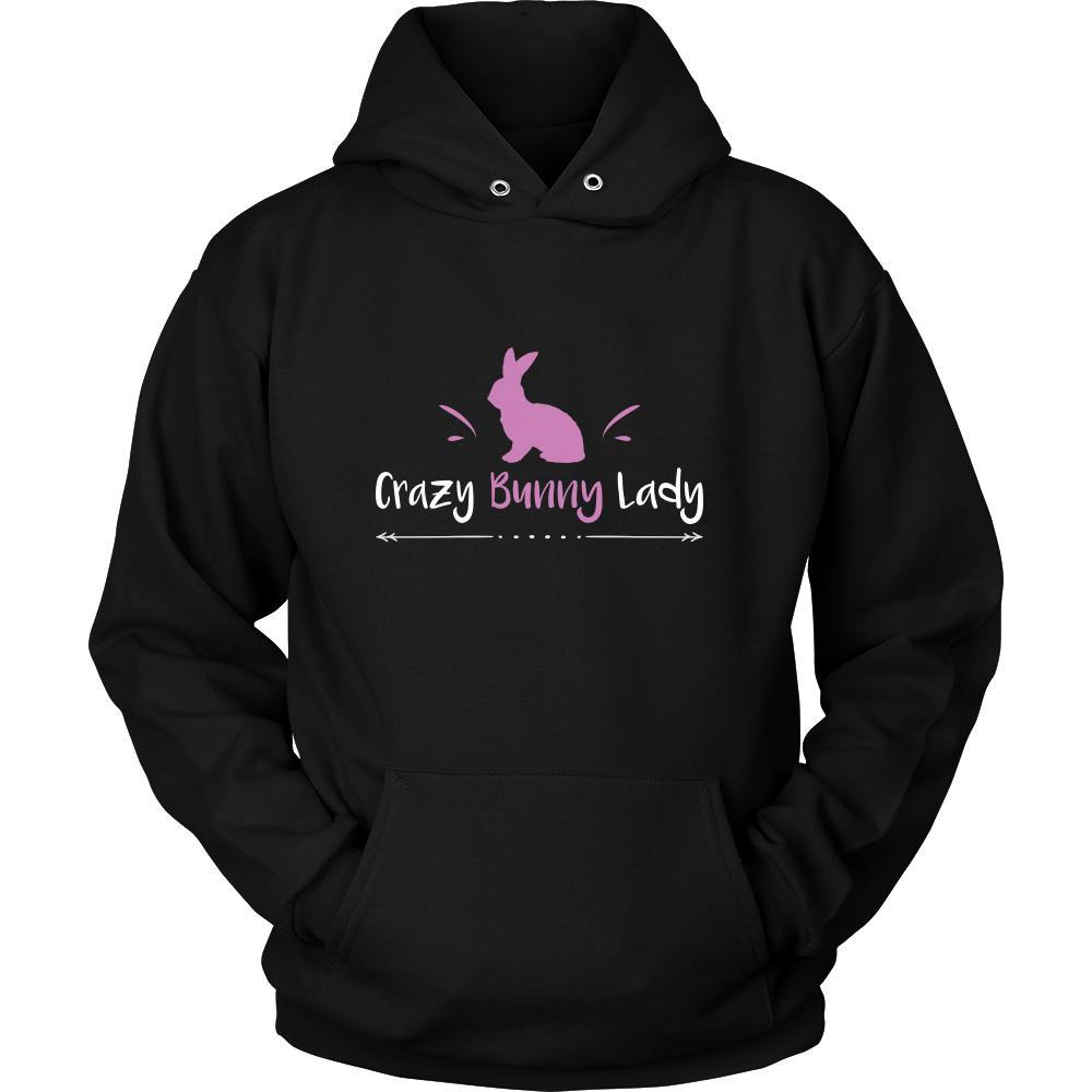 Rabbit Shirt - Crazy Bunny Lady - Animal Lover Gift-T-shirt-Teelime | shirts-hoodies-mugs