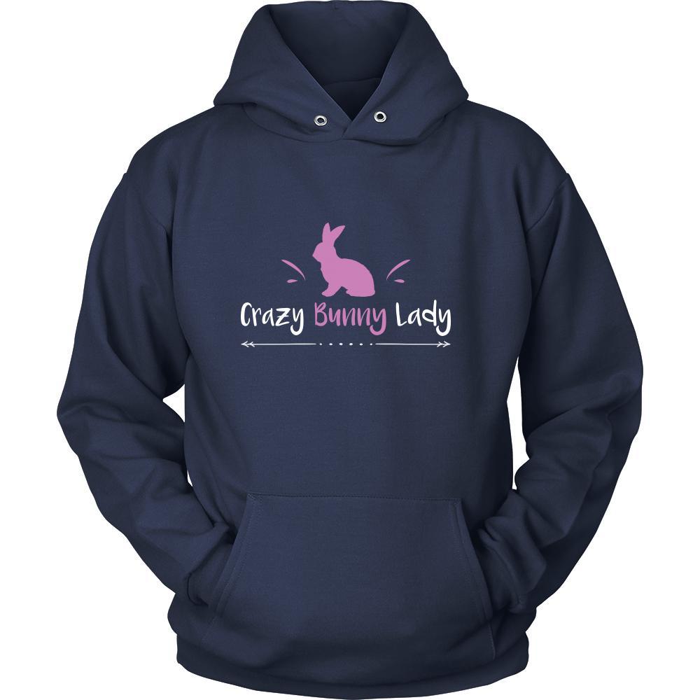 Rabbit Shirt - Crazy Bunny Lady - Animal Lover Gift-T-shirt-Teelime | shirts-hoodies-mugs