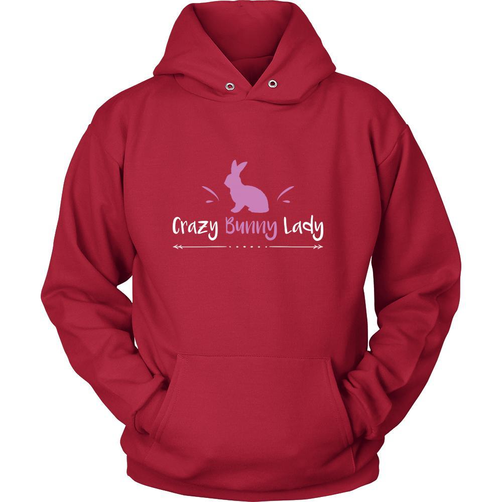 Rabbit Shirt - Crazy Bunny Lady - Animal Lover Gift-T-shirt-Teelime | shirts-hoodies-mugs