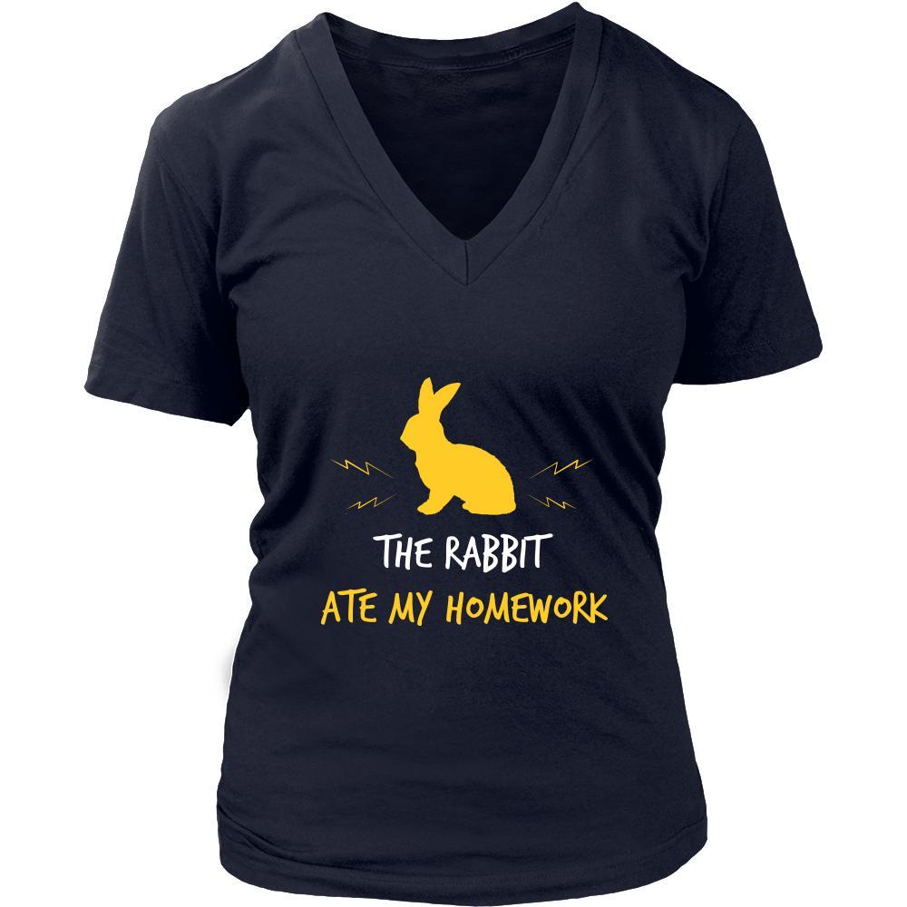 Rabbit Shirt - Homework - Animal Lover Gift - Teelime | Unique t-shirts