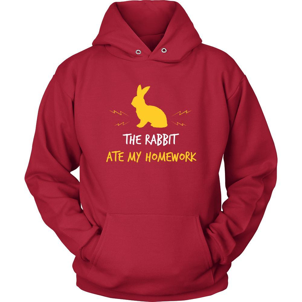 Rabbit Shirt - Homework - Animal Lover Gift-T-shirt-Teelime | shirts-hoodies-mugs